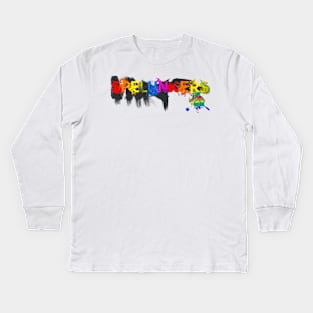 Spelunkers Pride Support Banner Kids Long Sleeve T-Shirt